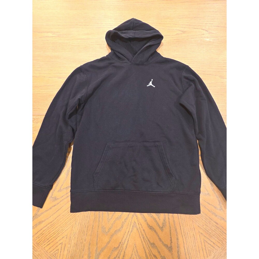 Jordan MJ Brooklyn Hoodie Boys XL 13-15 Black Jumpman Fleece Pullover Basketball